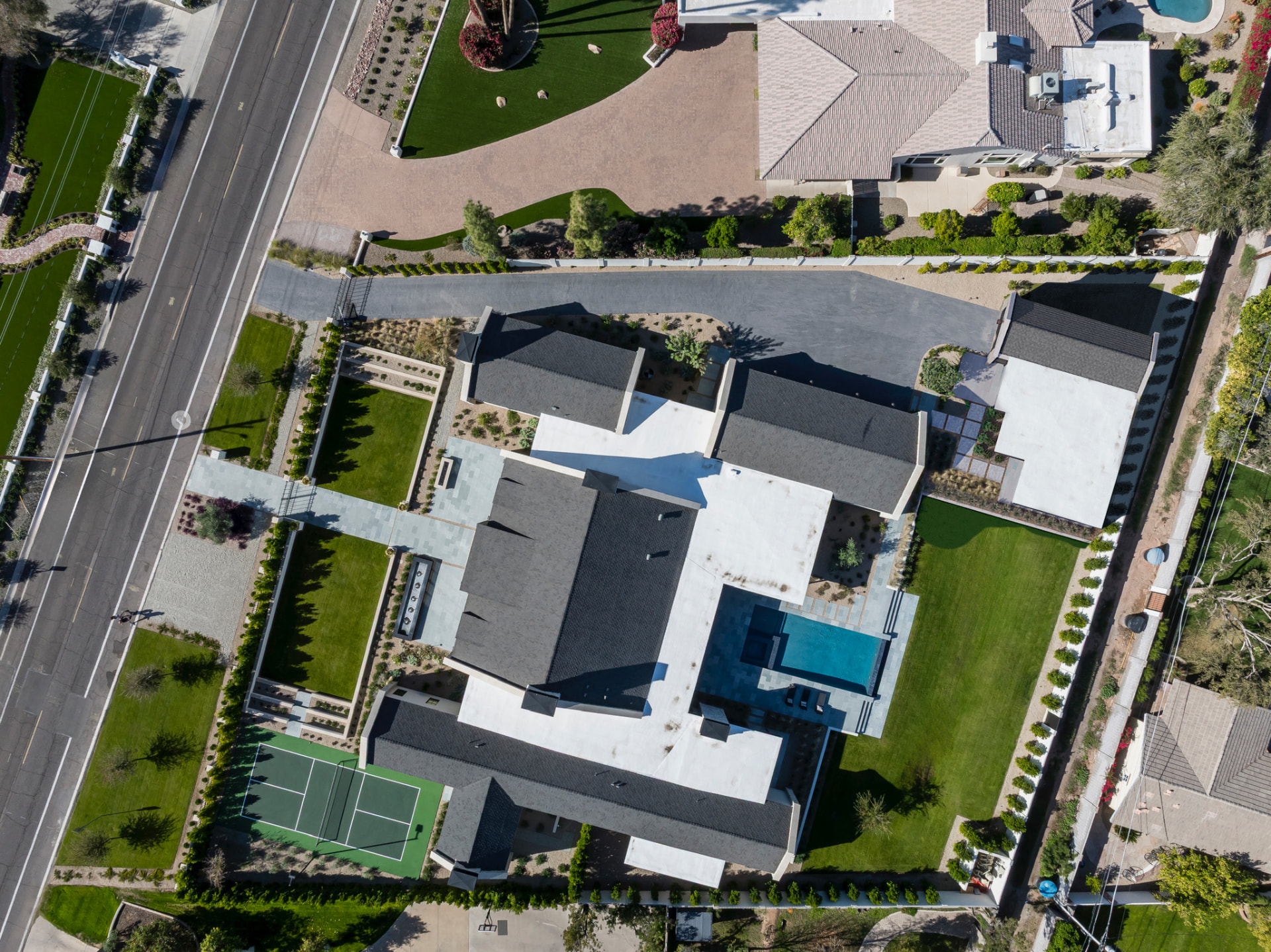 Overhead property aerial