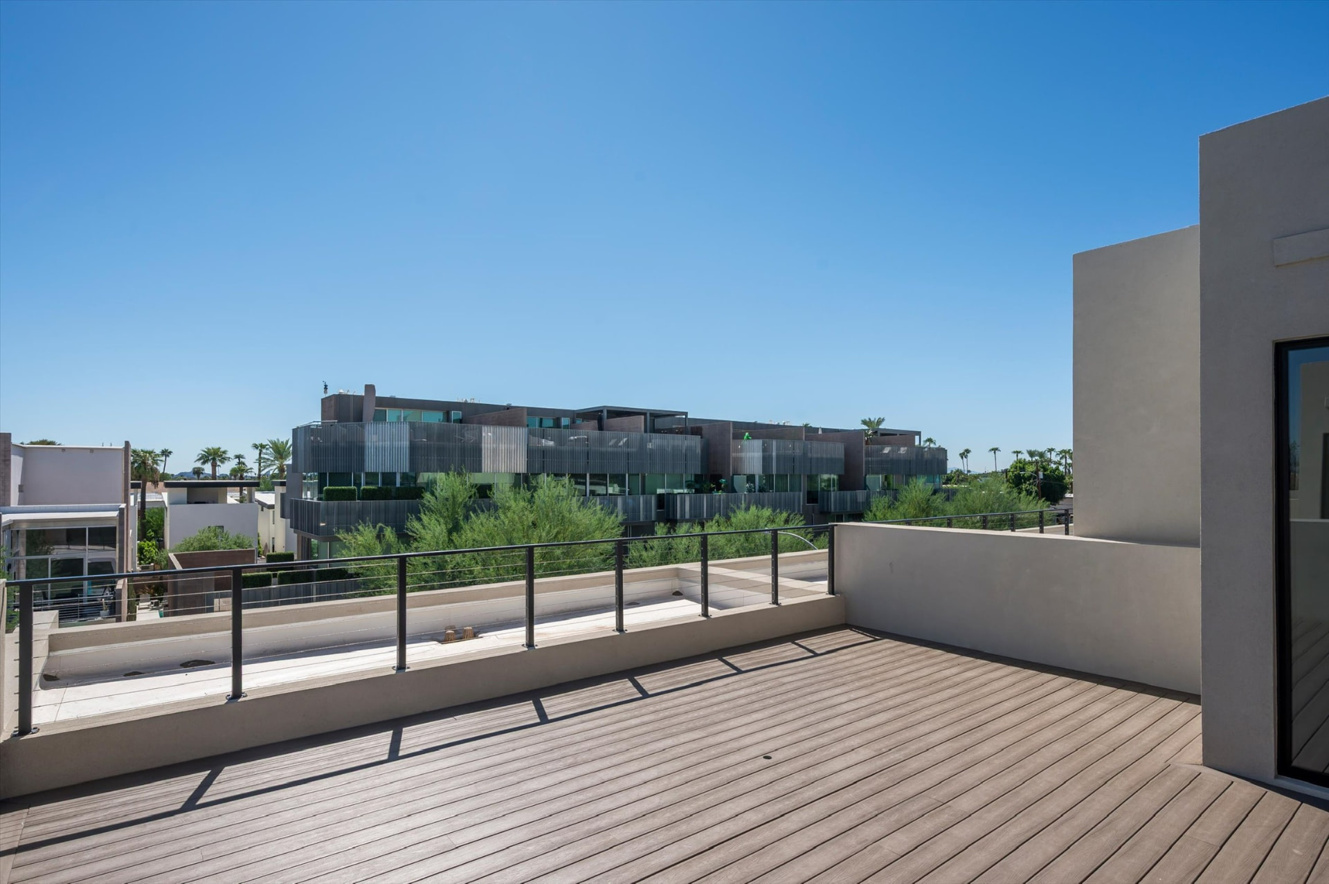 Rooftop view of the neighborhood