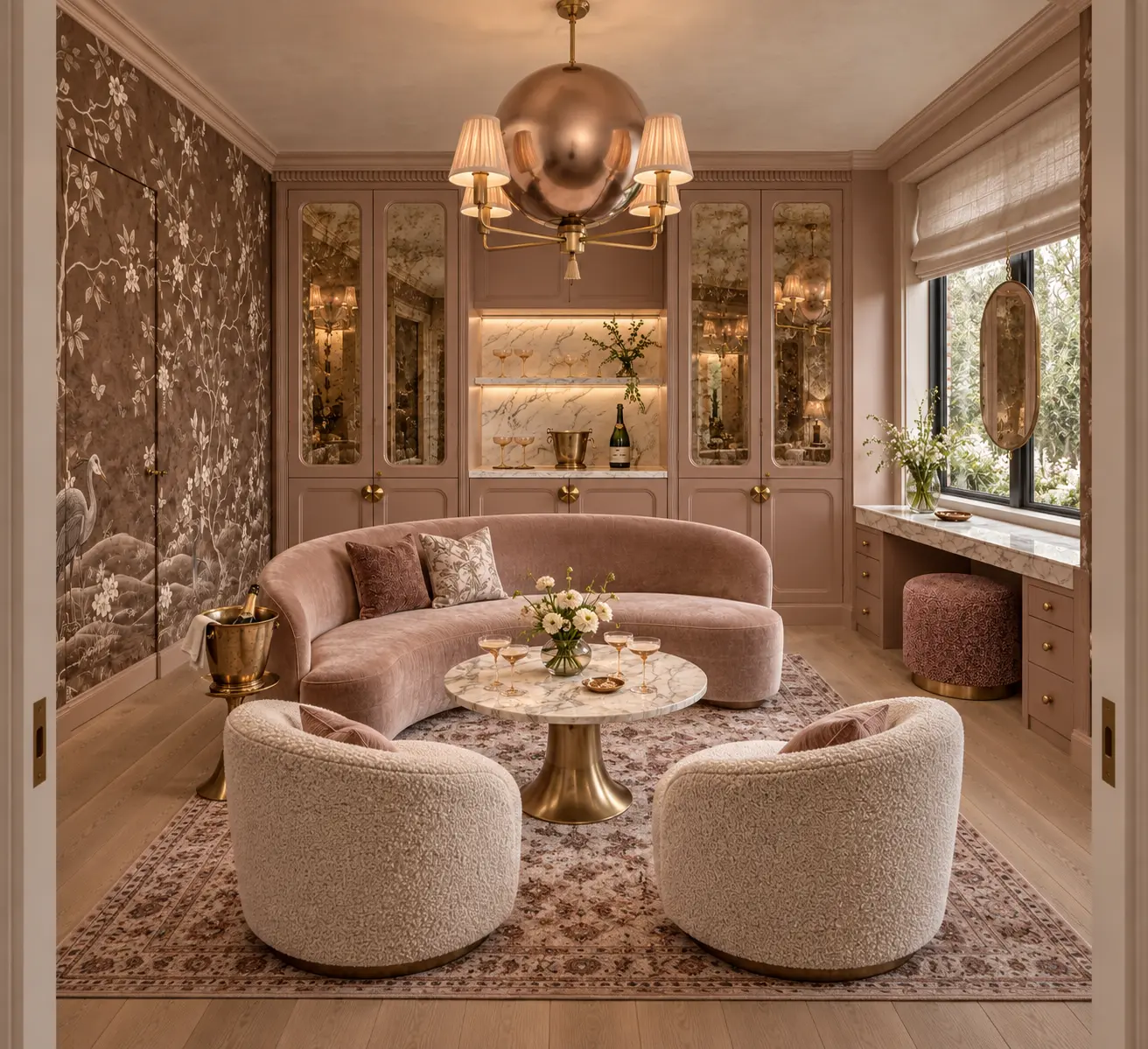 Champagne lounge