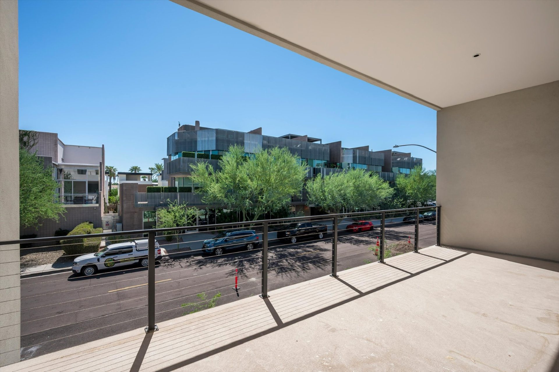 Balcony view to the street