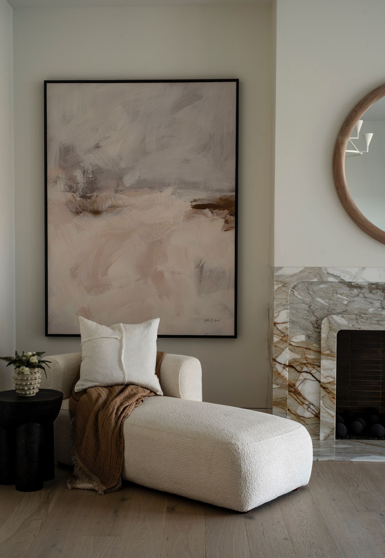 Sitting room armchair detail