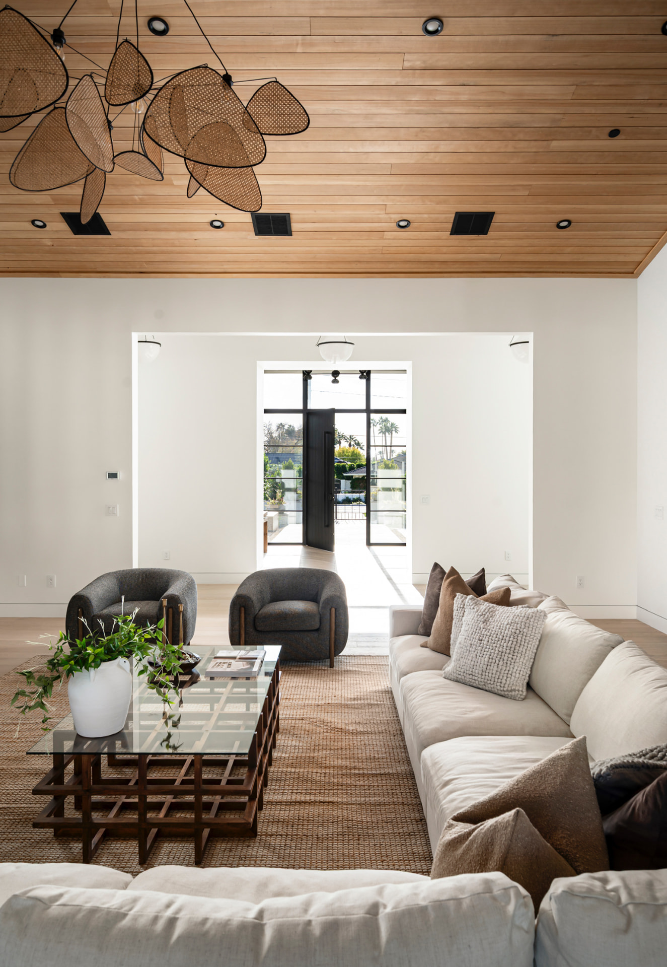 Great room facing the entrance