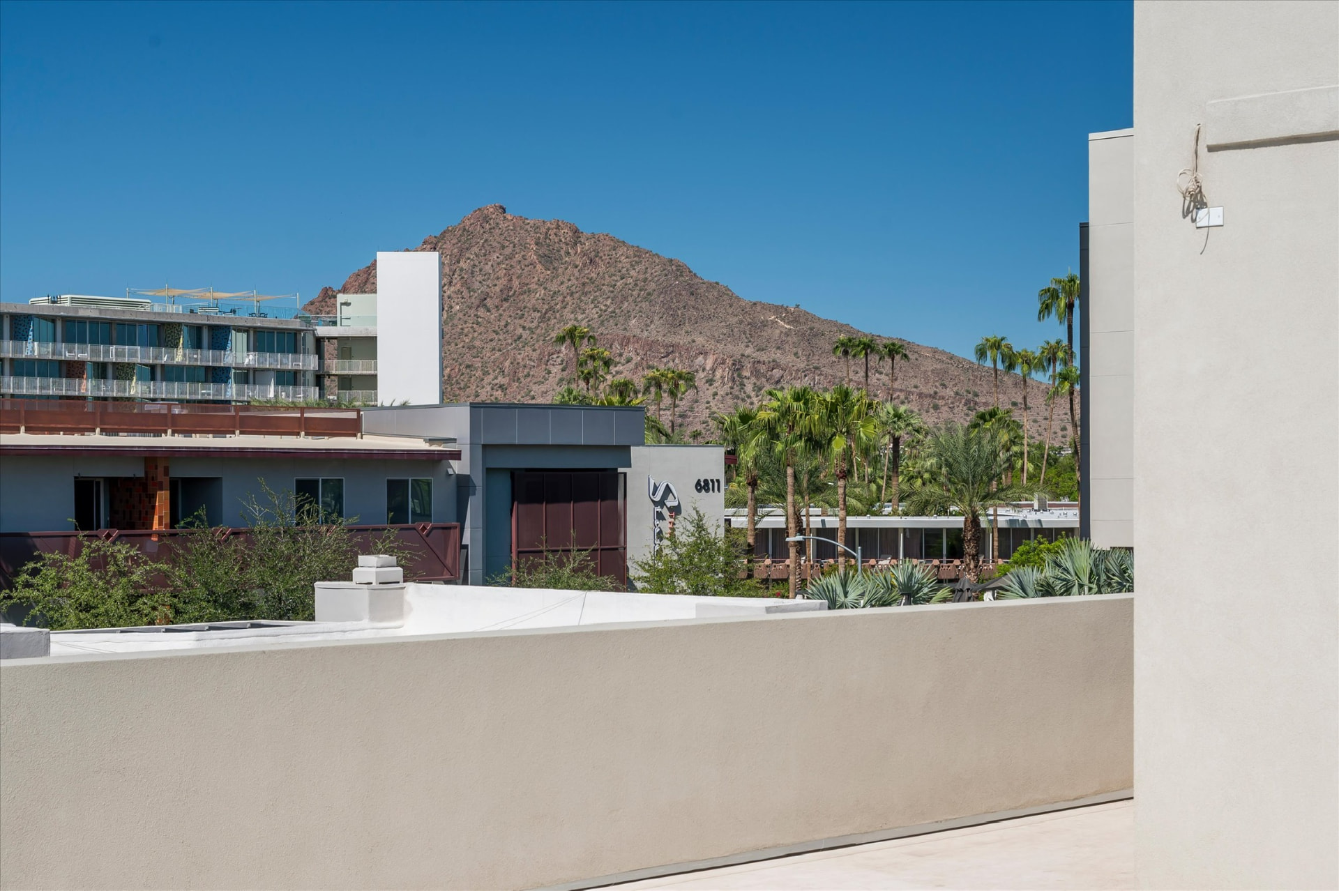 Camelback view from the rooftop
